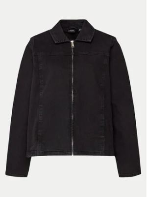 Vero Moda Curve Kurtka jeansowa 10307413 Czarny Regular Fit