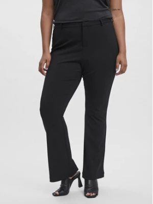 Vero Moda Curve Spodnie materiałowe 10256477 Czarny Regular Fit
