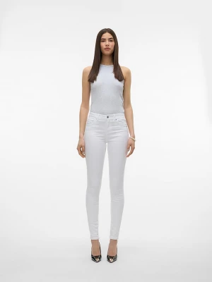 Vero Moda Dżinsy "Alia" - Skinny fit - w kolorze białym rozmiar: XXL/L30