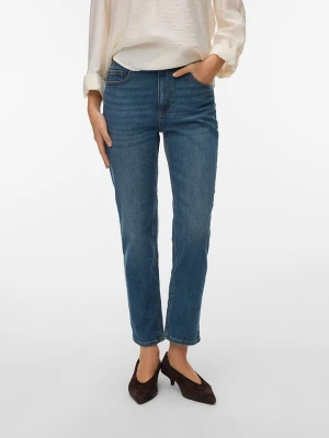 Vero Moda Dżinsy - Regular fit - w kolorze granatowym rozmiar: M / L32