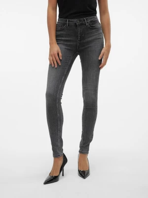 Vero Moda Dżinsy - Skinny fit - w kolorze antracytowym rozmiar: XS/L32