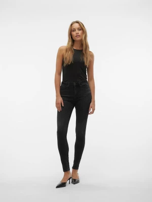 Vero Moda Dżinsy - Skinny fit - w kolorze czarnym rozmiar: S/L30