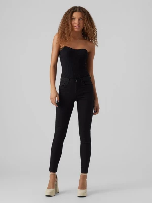 Vero Moda Dżinsy - Skinny fit - w kolorze czarnym rozmiar: XS/L30