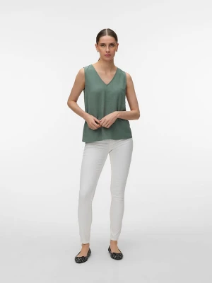 Vero Moda Dżinsy - Slim fit - w kolorze białym rozmiar: L/L30