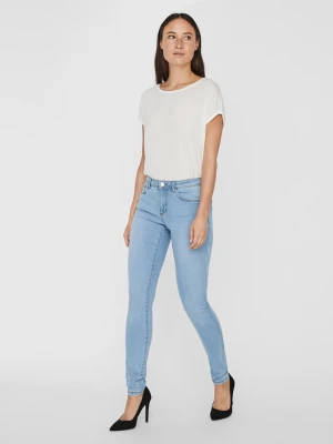 Zdjęcie produktu Vero Moda Dżinsy "Tanya" - Skinny fit - w kolorze błękitnym rozmiar: XS/L34