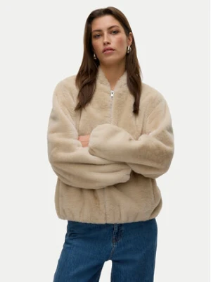 Vero Moda Futro Sonjaliga 10331291 Beżowy Regular Fit