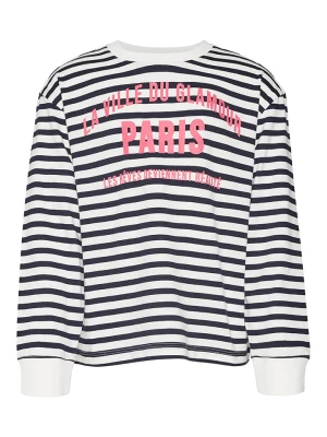 Vero Moda Girl Bluza "Nella" w kolorze czarno-białym rozmiar: 116
