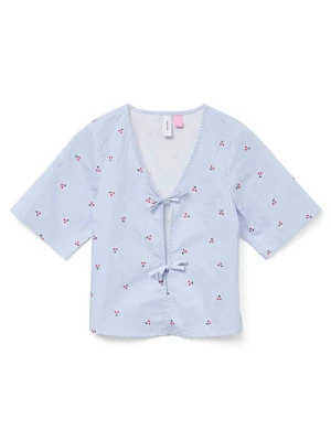 Vero Moda Girl Bluzka "Odea" w kolorze błękitnym rozmiar: 134