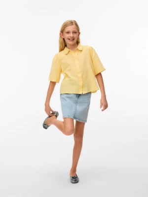 Vero Moda Girl Bluzka "Siri" w kolorze żółtym rozmiar: 146