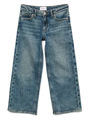 Vero Moda Girl Dżinsy - Wide leg - w kolorze niebieskim rozmiar: 134
