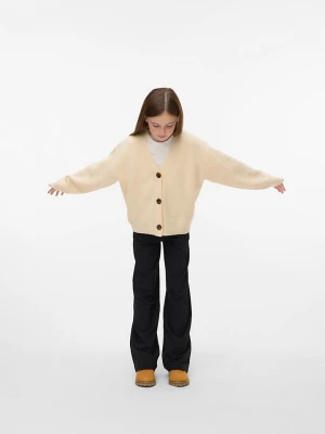 Vero Moda Girl Kardigan "Maries" w kolorze beżowym rozmiar: 134/140