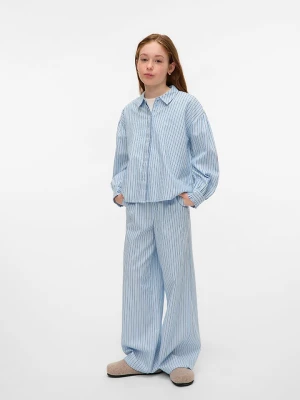 Vero Moda Girl Koszula "Pinnys" w kolorze błękitnym rozmiar: 128
