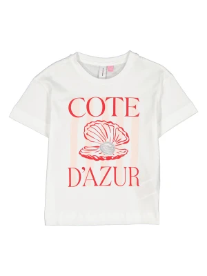 Vero Moda Girl Koszulka "Gina" w kolorze kremowym rozmiar: 158 / 164