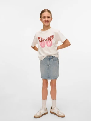 Vero Moda Girl Koszulka "Palin Harper" w kolorze białym rozmiar: 146/152