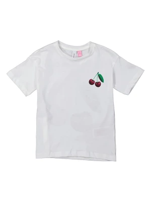 Vero Moda Girl Koszulka "Photostatic" w kolorze białym rozmiar: 146/152