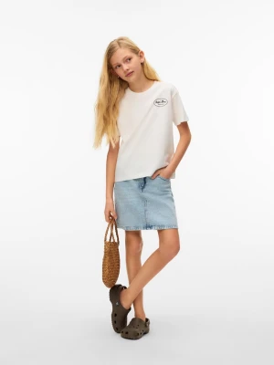 Vero Moda Girl Koszulka "Zandra" w kolorze kremowym rozmiar: 158/164