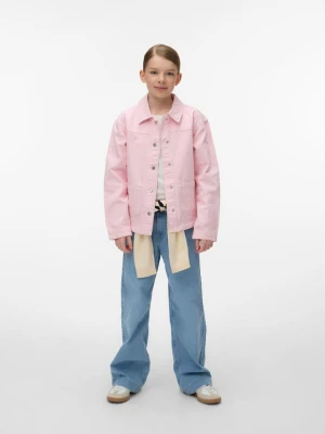 Vero Moda Girl Kurtka dżinsowa "Jamie" w kolorze jasnoróżowym rozmiar: 146