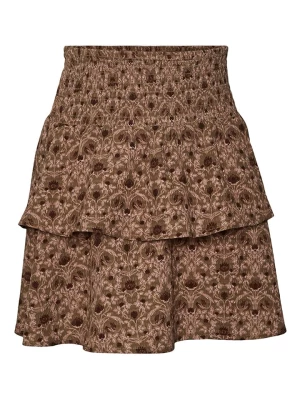 Vero Moda Girl Spódnica "Lora" w kolorze jasnobrązowym rozmiar: 134