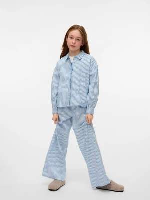 Vero Moda Girl Spodnie "Pinnys" w kolorze błękitnym rozmiar: 134