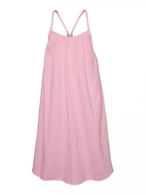 Vero Moda Girl Sukienka 10284618 Różowy Regular Fit