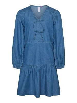 Vero Moda Girl Sukienka dżinsowa "Demi" w kolorze niebieskim rozmiar: 128