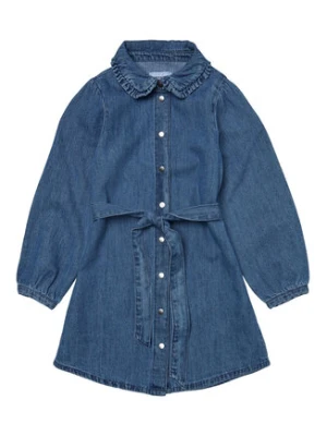 Vero Moda Girl Sukienka jeansowa 10279672 Niebieski Regular Fit