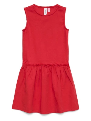 Vero Moda Girl Sukienka "Tinna" w kolorze czerwonym rozmiar: 140