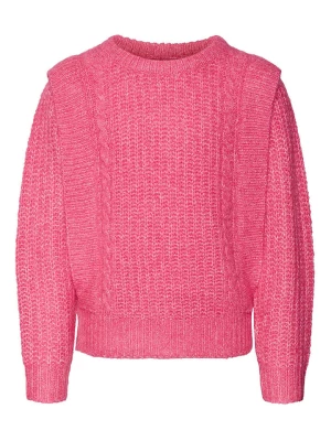 Vero Moda Girl Sweter "Hazel" w kolorze różowym rozmiar: 146/152