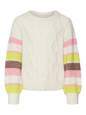 Vero Moda Girl Sweter "Vino" w kolorze beżowym rozmiar: 134/140
