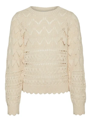Vero Moda Girl Sweter w kolorze kremowym rozmiar: 134/140