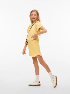 Vero Moda Girl Szorty dresowe "Sabina" w kolorze żółtym rozmiar: 152