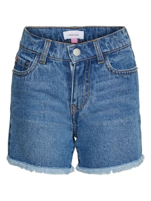 Vero Moda Girl Szorty dżinsowe "Bella" w kolorze niebieskim rozmiar: 140
