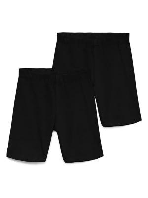 Vero Moda Girl Szorty kolarskie (2 pary) "Maxi" w kolorze czarnym rozmiar: 146/152
