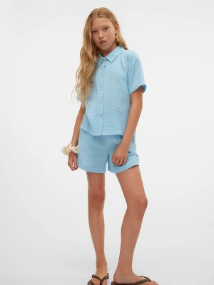 Vero Moda Girl Szorty "Natali" w kolorze błękitnym rozmiar: 140