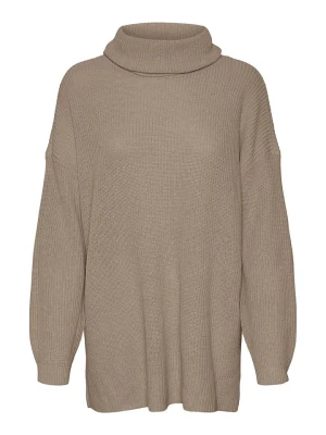 Vero Moda Golf w kolorze beżowym rozmiar: L