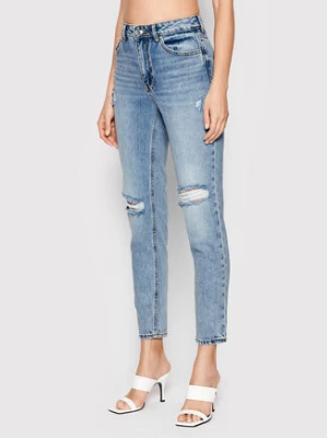 Vero Moda Jeansy Joana 10261651 Niebieski Mom Fit