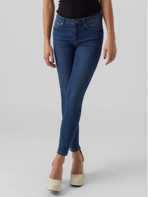 Vero Moda Jeansy June 10278817 Granatowy Slim Fit