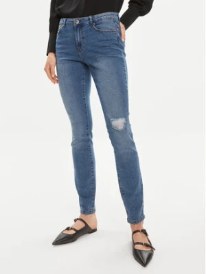 Vero Moda Jeansy June 10301199 Niebieski Skinny Fit