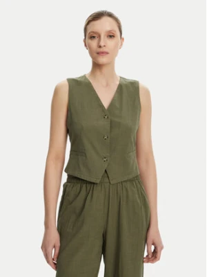 Vero Moda Kamizelka Caia 10333795 Zielony Regular Fit