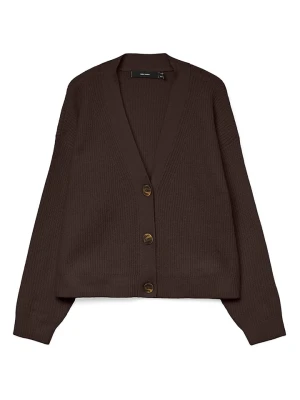 Vero Moda Kardigan w kolorze ciemnobrązowym rozmiar: L
