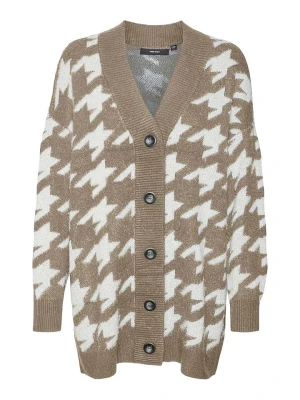 Vero Moda Kardigan w kolorze jasnobrązowym rozmiar: XS