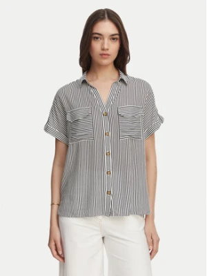 Vero Moda Koszula Bumpy 10310139 Granatowy Regular Fit