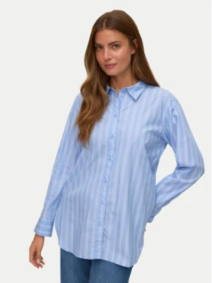 Vero Moda Koszula Elina 10336329 Niebieski Loose Fit