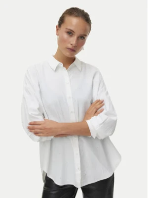Vero Moda Koszula Fanni 10337791 Biały Oversize
