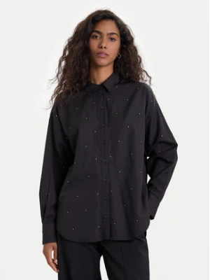 Vero Moda Koszula Fanni 10337791 Czarny Oversize