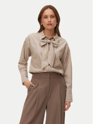 Vero Moda Koszula Islunn 10342449 Beżowy Regular Fit