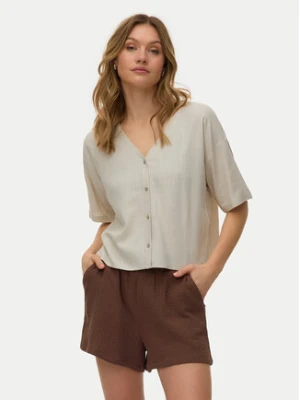 Vero Moda Koszula Rosie 10346914 Beżowy jasny Loose Fit