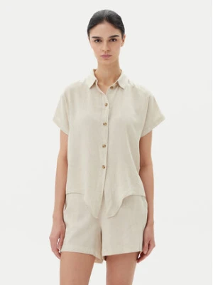 Vero Moda Koszula Thea 10333794 Beżowy Loose Fit