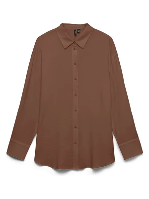 Vero Moda Koszula w kolorze jasnobrązowym rozmiar: M