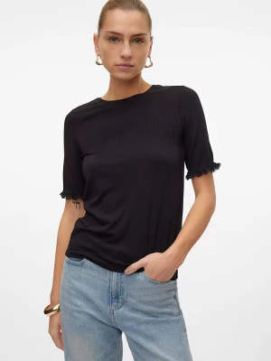 Vero Moda Koszulka "Dalia" w kolorze czarnym rozmiar: XL